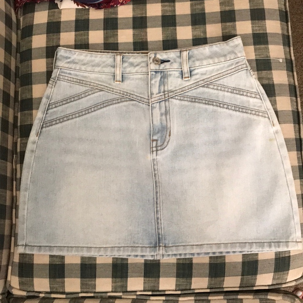 Light Denim Skirt